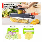 ⭐Rallador Cortador  De Frutas y Verduras 14 piezas 🥕