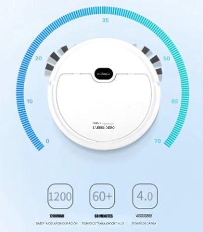 Robot Aspiradora Inteligente 3 En 1